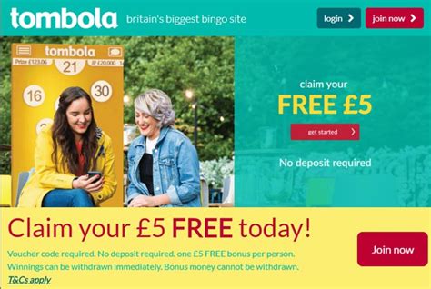 tombola 5 free leaflet code